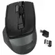 A4Tech Bežični miš A4-FG45CS AIR, Optički, Fstyler, 1000-2000Dpi, USB+Type-C, Crni