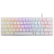 Tastatura White Shark NAGAMAKI 60/Mehanička/Crveni linearni svičevi/RGB/Bela/US