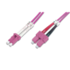 Digitus DK-2532-02-4 2m LC SC Pink, Black, Red, White fiber optic cable
