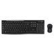 Logitech MK270 Bežična tastatura i miš, Crni
