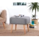 Atelier del Sofa Tabure 50x43x42cm, Sivo