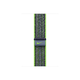 Applw Watch pašček 45mm: Bright Green/Blue Nike Sport Loop