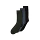 JACK & JONES Nogavice JACASHER nočno modra/temno rjava/temno siva