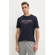 Tommy Hilfiger Majica Center Stack MW0MW38621 Mornarsko modra Regular Fit