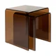 Steklene stranske mizice v kompletu 2 ks 40x45 cm Vetro – Dutchbone