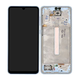 Samsung Galaxy A33 5G A336B - LCD zaslon + steklo na dotik + okvir (Awesome Blue) - GH82-28143C, GH82-28144C Genuine Service Pack