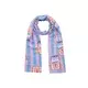 CODELLO Šal modra/roza