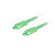 Lanberg optični povezovalni kabel SM SC/APC-SC/APC simplex 5m LSZH G657B3 premer 3mm, barva bela