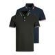 JACK & JONES Majica PAULOS, modra, zelena