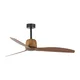 FARO 33435 - plafonski ventilator WEAVER M, prečnik 128 cm, braon/crna, sa daljinskim upravljačem