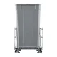 VEVOR Vlečni dvojni smetnjak 27 QT podgradni zabojnik za odpadke 56x29x485 cm siva
