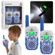 sarcia.eu Real Madrid Walkie Talkie za otroke – komplet 2 kosov, radijske postaje z dosegom do 1 km, LED svetilka, 16 kanalov