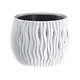 Prosperplast Prevleka za cvetlični lonec SANDY BOWL 2v1 plastična mat d18x14cm, bela