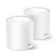 TP-Link Deco X50 (2-pack) Dvofrekvencijski (2,4 GHz / 5 GHz) Wi-Fi 6 (802.11ax) Bijelo 3 Unutarnji