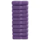 Vidaxl Premium brisače za pranje SOLUND 10 kosov vijolične 30x30 cm 600 g/m2