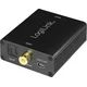 LOGILINK Koaksialni in Toslink na analogni L/R in pretvornik 3,5mm vtičnega avdio pretvornika LogiLink CA0101 Toslink/cinch/klinker avdio adapter črna, (20411487)