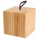 shumee Kopalniški zabojnik, organizator iz bambusa, dekorativen, eleganten, 9x9x9 cm