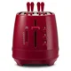 DELONGHI Toster DeLonghi CTLAP2203.R za 2 rezini, rdeč, (5000118901)
