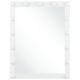Beliani Stensko ogledalo LED 50x60 cm belo ODENAS