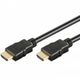 Goobay Goobay HDMI Priključni kabel [1x Muški konektor HDMI - 1x Muški konektor HDMI] 10 m Crna