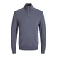JACK & JONES Pulover JJEEmil bazaltno siva