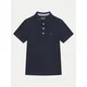 TOMMY HILFIGER Majica  nočno modra / ognjeno rdeča / bela