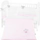 Set za spavanje za bebe KikkaBoo Dream Big - 6 dijelova, ružičasti, 60 x 120 cm