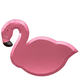 meri meri® tanjuri iz papira die cut pink flamingo (8 komada)