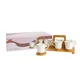 Sigma Set šoljica za kafu na stalku PJ02804B, 160ml, 6 komada, Beli