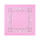 Party bandana rožnata bombažna dekoracija 54x54 cm