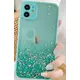MCTK6-SAMSUNG A12 Furtrola 3D Sparkling star silicone Turquoise