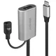 Lindy USB-C 3.2 Gen 1 kabel 5 m USB A srebrne barve