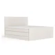 Bež boxspring postelja s prostorom za shranjevanje 180x200 cm Bergamo – Maison de Reve