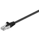 GOOBAY SF/UTP CAT 5e RJ45 Patch 5m črni povezovalni kabel