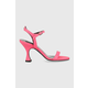 Kožne sandale Patrizia Pepe boja: ružičasta, 8X0057 L011 M443
