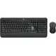 Logitech Advanced MK540 tipkovnica Miš priložen USB QWERTY US Mednarodna Črna, Bela