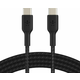 BELKIN Kabel USB-C v USB-C 18 W, pleten najlon, 1 m polnjenja, (20524340)