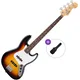 Fender Standard Jazz Bass LRL Basic SET 3-Color Sunburst Električna bas kitara