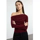 Trendyol Milla Ženska bluza Twoaw25Bz00248, Bordo