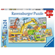 Ravensburger - Puzzle 2x24 Construction Work - 40 - 80 kosov