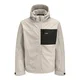 JACK & JONES Prehodna jakna JJNORTH kremna/črna