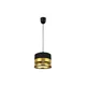 Luster na sajli MILO 1xE27/60W/230V zlatna/crna