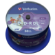 1x50 Verbatim DVD+R Double Layer 8x Speed, 8,5GB wide printable