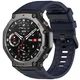 Silikonski pas Techsuit W067 za Amazfit T-Rex 3 - moder