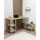 Hanah Home Radni sto, 145x75x65cm, Bež