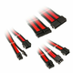 Kolink Core Adept Braided Cable Extension Kit - Black/Red COREADEPT-EK-BRD