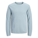 JACK & JONES Pulover Hill svetlo modra