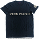 Pink Floyd Unisex Fashion majica Logo & Prism (Applique Motifs) S