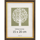 Karako Foto okvir 15x20 cm, plastika, namizni, stenski, 56 rjav