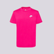 Nike Majica Kratkih Rukava L/s G Nsw Tee Club Ss Girl Dječji Odjeća Majice FD0927-615 Ružičasta